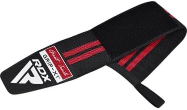 RDX Wrist Wraps for Weightlifting, Cotton Straps Support with Thumb Loop, Gym Wrap for Weight Lifting Powerlifting Competition Strength Training Bodybuilding