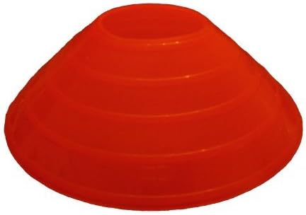 Set of 20 Disc Cones Bright Orange