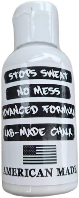 Chalk It Out Weightlifting Liquid Gym Chalk Made in The USA - No Mess, No Dust, for Gymnastics, Rock Climbing, Workout Lifting, Cross Fitness Training, and Tennis 2 OZ