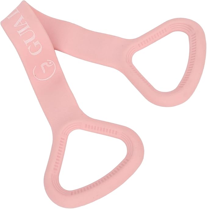 Exercise Resistance Bands Set, Pilates Stretching Kit, Portable Silicone Yoga Bands for Shoulder Workout & Flexibility Training