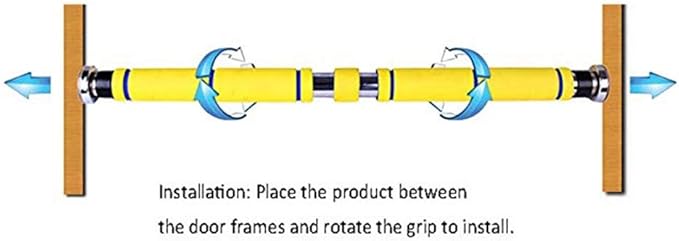 Door Frame Horizontal Bar Home Pull-up Device Indoor Multi-Functional Fitness Equipment Without Punching Bearing Weight 150kg