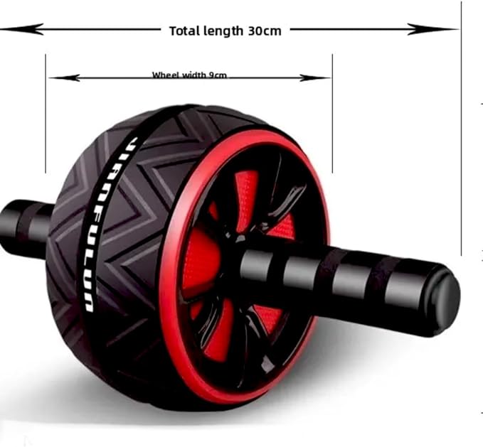 "6-in-1box Ab Roller Wheel Kit with Push Up Bars, Hand Grip Strengthener, Jump Rope & Knee Pad for Home Gym Fitness and Core Workout"