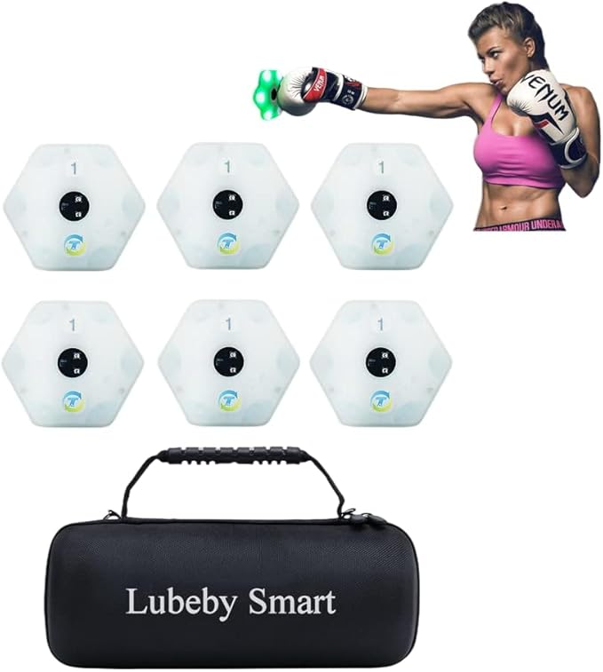 Reaction Training Light Speed Agility Improvement Reaction Lights Training Pods for Soccer Basketball Boxing Training