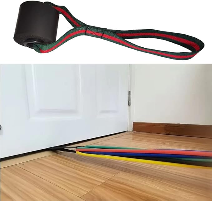 Door Anchor Resistance Bands, Fits in Any Door, Heavy Duty Door Strap Attachment Door Anchor Fitness Equipment Accessory for Home & Gym Training (2pcs)