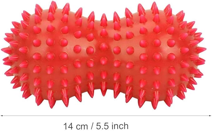 Massage Balls,Pvc Peanut Massage Balls Foot Back Shoulder,Foot Massager,Plantar Fasciitis & All Over Body Deep Tissue Muscle Therapy For Strength Exercise/Relax (2#)