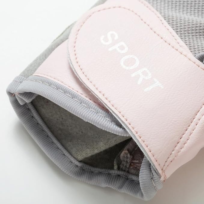 Breathable-Workout-Fingerless-Gloves for Womens - Sport-Gym-Fitness Anti-Slip-Palm Cycling-Gloves Hand-Protection