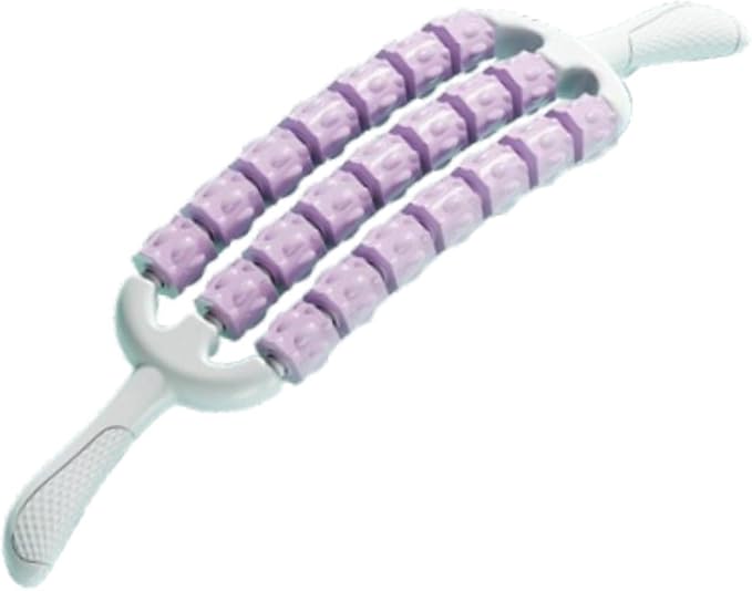 Handheld Massage Roller Stick Yoga Muscle Relaxation Roller Massage Hammer Fitness Manual Massage Tool for Gym Boys Girls