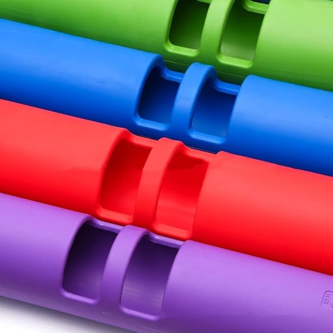 Multicolor 4 to 12kg Fitness Tube Portable Durable Training Rubber Weight Bar Weight Bearing Fitness TPR Barrel for Loaded Movement Training