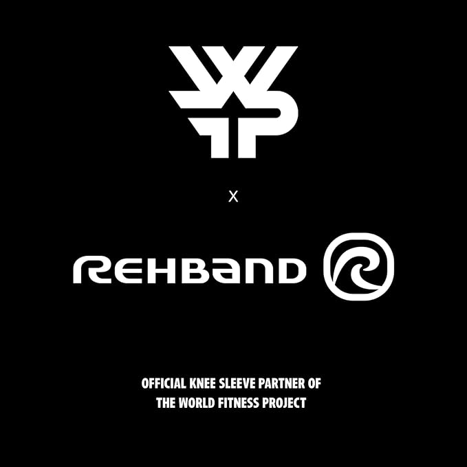 Rehband RX Wrist Support x World Fitness Project, 3-in-1 Neoprene Sleeve + Wrap for Strength Training, Protects During Kettlebell Training, stabilizes Wrist