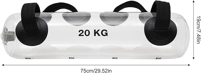 Water Weights Aqua Bag, Workout Sandbag Alternative Strength Training Sand Bag Portable Stability Fitness Equipment – Ultimate Core and Balance Training for Home Gym