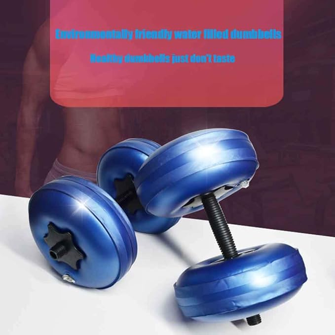 2Pcs/Set Portable Adjustable Water-Filled Dumbbell, Eco-Friendly Fitness Equipment Set for Arm Muscle Training for Home Gym Office