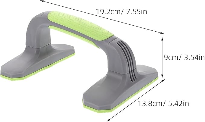 2Pcs Pushup Stands with Non-Slip Handles Plastic Push Up Bars for Home Workout Strength Training Fitness Equipment for Floor Exercises
