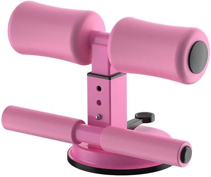 Uxsiya Adjustable Sit Up Assistant Device for Home Fitness, Abdominal Muscle Training with Suction Cup Parallel Bars ()