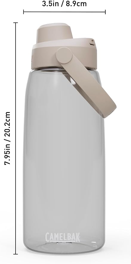 CamelBak Thrive Chug Tritan Renew Water Bottle Clear, 32oz