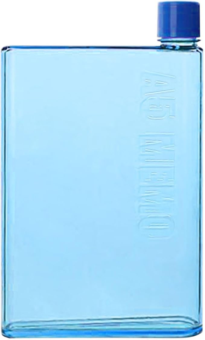 Purse Water Bottle | Portable Flat Water Bottles for Travel - Leak Proof Reusable Paper Pad Water Bottle Sports, Camping, Gym, Fitness, Outdoor