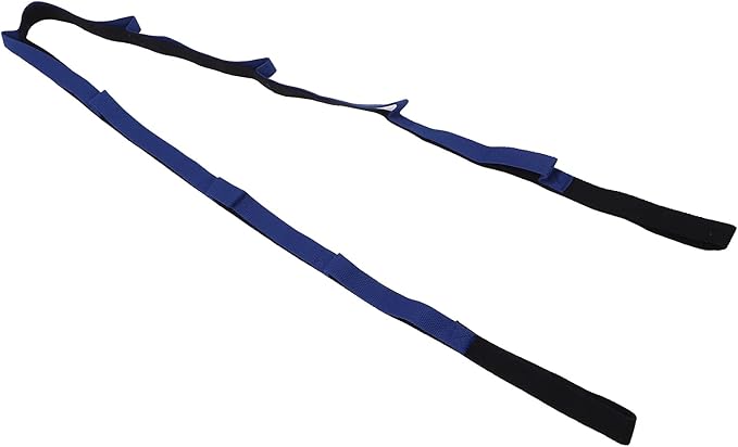 Stretch Strap Yoga Stretching Band MultiLoop Fitness Equipment for Yoga Pilates Muscle Stretching Physical Workouts Durable Tight Weaving Technology Unbreakable Design for Men