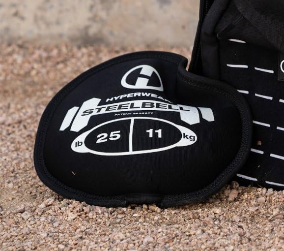 Hyperwear SteelBell - Hyper Flex 4-Way Stretch Neoprene, Patented No-Leak Slam Ball Kettlebell Strength Training - Sustainably Sourced USA Steel Shot