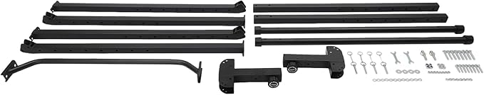 Gdrasuya10 Pull Up Bar Dip Station, Foldable Pullup Bar Free Standing, Height Adjustable Pull Up Bar for Home Gym Strength Training Fitness Equipment, 440LBS
