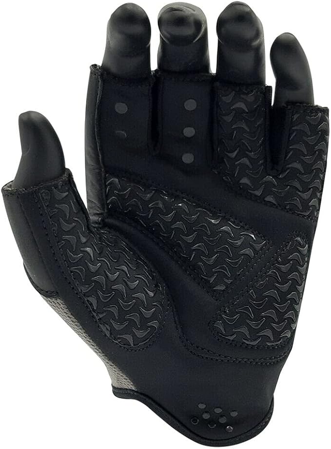 Weightlifting Gloves Leather Palm Grip Half Finger Body Building Gym Glove for Exercise Training Fitness Workout Men Women Lifts Made Spandex Materials, Including Genuine Amara Leather