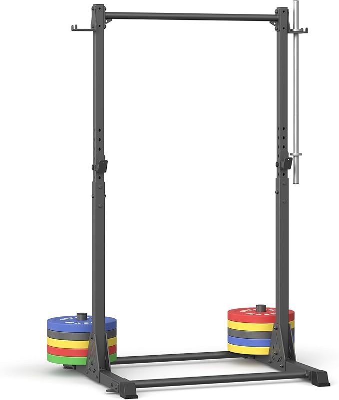 Pull Up Station, Strength Training Workout Pull Up Bar Free Standing for Home Gym, Adjustable Heavy Duty Pullup Bar Station Outdoor/Indoor, 600LBS Weight Capacity