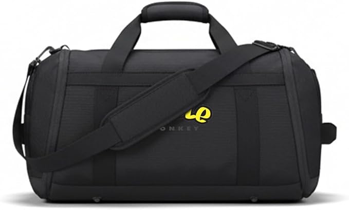 Swole Monkey Gym Bag – Durable Performance Duffel with Shoe Compartment, Heavy-Duty Polyester, Adjustable Shoulder Strap, Training & Travel Gym Bag (SM0138)