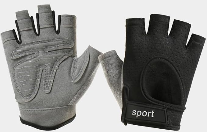 INOGIH Lightweight and Breathable Fingerless-Gym-Gloves for Women - Exercise-Crossfit-Training Gloves for Workout
