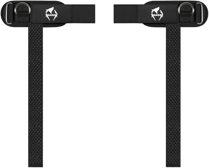 Ekkovision Weight Lifting Straps With Cuffed D Ring, Wrist Support for Men, Heavy Duty Thick Comfortable Lifting Straps, Secure Fit, Enhanced Grip, Straps for Weightlifting & Gym Training, Black