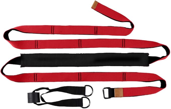 Yoga Fitness Stretching Strap, Door Flexibility Stretching Strap, Improve Leg Waist Back Flexibility Back Bend Assist Trainer, for Rehab Pilates Ballet Dance Cheerleading Splits Gymnastics