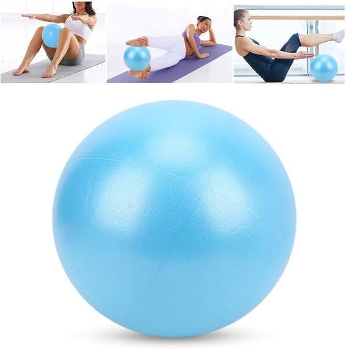25cm Non-Slip Exercise Ball for Yoga & Pilates - Small Stability Ball for Core Strength Training, Home Gym, Balance Workouts