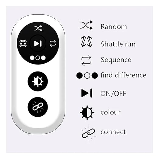 Reaction Training Light, Hand Eye Coordination Training Speed Agility Training Lights, Reaction Lights Training, for Coaches, Gyms(8)