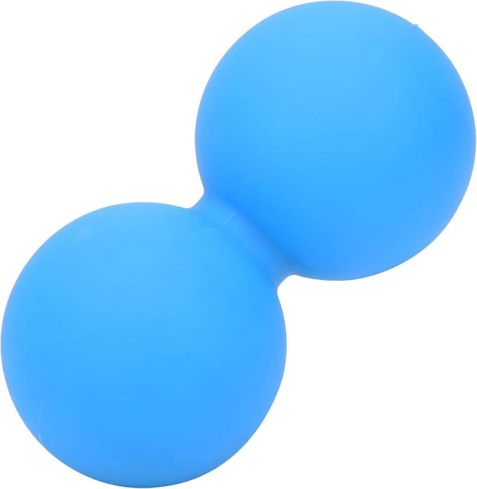Gel Exercise Peanut Ball Yoga Gym Fitness Body Relax Massage Ball Relieve Pain (Blue)