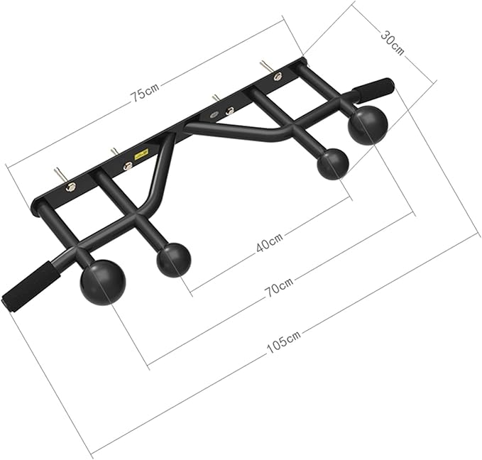 Strength Training Horizontal Bar, Indoor and Outdoor Fitness Pull-up Bar, Stable Weight-Bearing 300kg, for Home Gym Wall-Mounted Installation