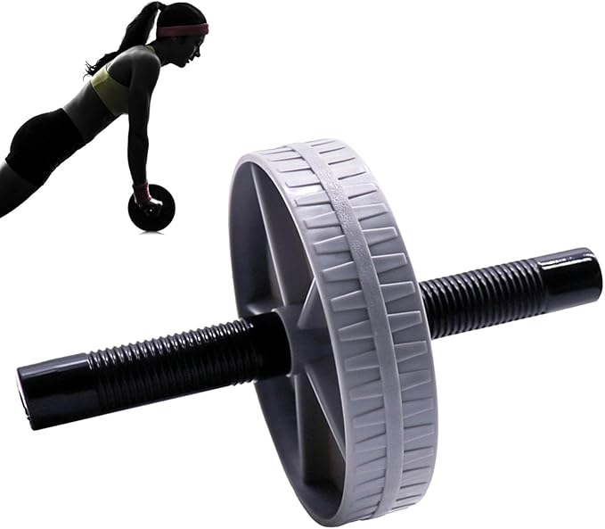 Core Workout Wheel – Auto Rebound Ab Roller, Non Slip Abdominal Strength Trainer | Duals Grip Fitness Tools For Gym Abs Sessionn, Home Exercise, Beginner Workouts, Muscle Toning And Balance Training