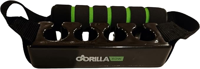 Gorilla Bow Resistance Bands with Handles Quick-Lock Multi-Layer Exercise Bands for Work Out, Non Slip Grip for Full-Body Strength Training, Heavy Resistance Training, Yoga, Home Workout Set
