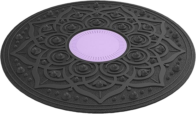 Wobble Balance Board - Non Slip Balancing Trainer, with Massage Points, 360 Degree Rotation, Workout Core Trainer for Home Gym Yoga Core Training, Sturdy Fitness Equipment 11.81 Inches
