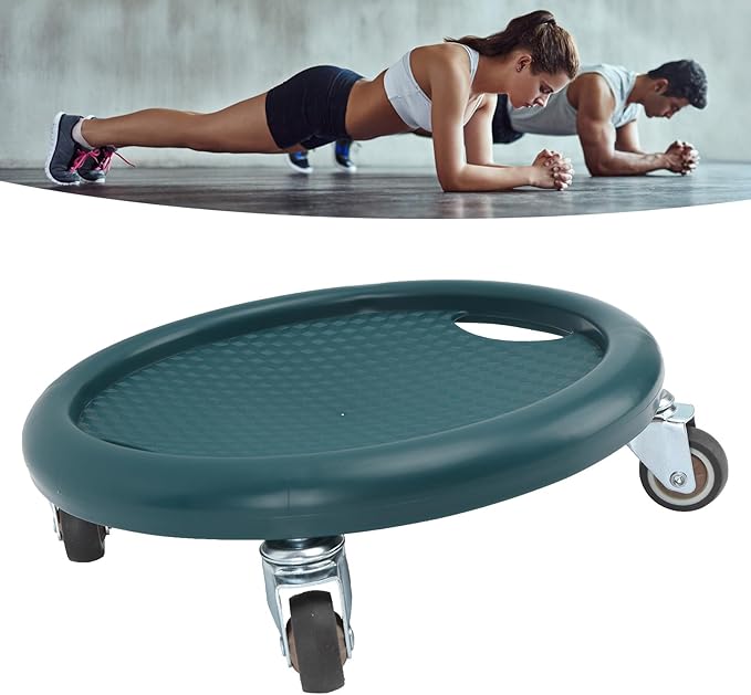 Ab Wheel, 360 Degrees Swivel Core Trainer for Abdominal and Waist Strength, Home Gym Fitness Equipment for Men Women Seniors Beginners