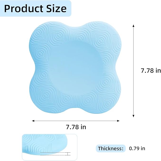 2 packs Yoga Knee Pad Mats Extra Thick for Knees Elbows Wrist Hands Head Foam Pilates Kneeling pad Yoga Knee Cushion Thick Exercise Pads for Knees Elbows Wrist Hands Head Foam Pilates Kneeling pad,Support Foam Pads for Women and Men