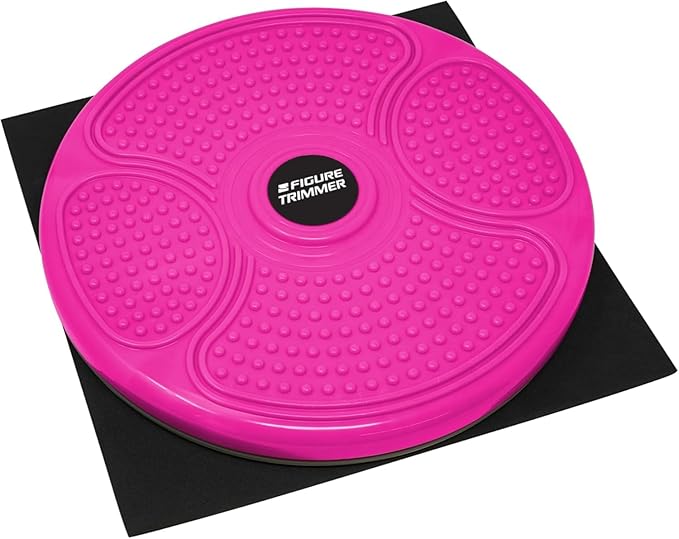 Daiwa Felicity Figure Trimmer Ab Twister Board - Waist Twister Machine for Core & Abs Exercise - Waist Twisting Fitness Tool, Dizzy Disc Twist Board for Slimming Workout & Reflexology