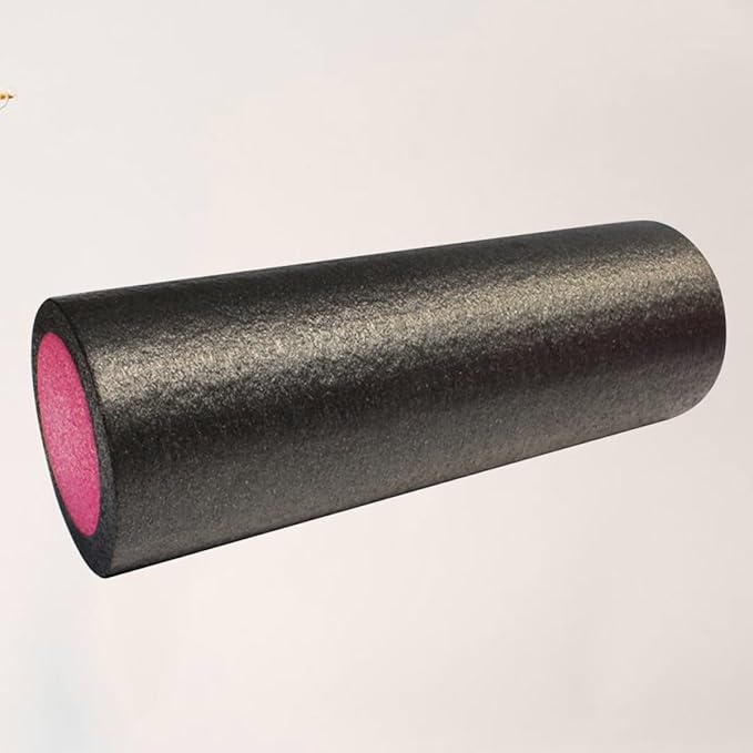BESTonZON Yoga Roller Foam Massage Stick Epe Solid Column Fitness Roller 30x15cm Black for Muscle and Balance Training