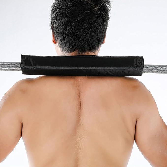 Barbell Squat Pad Neck & Shoulder Protective Adjustable Barbell Hip Thrust, Great for Squats, Lunges, Hip Thrusts, Weight Lifting, Black