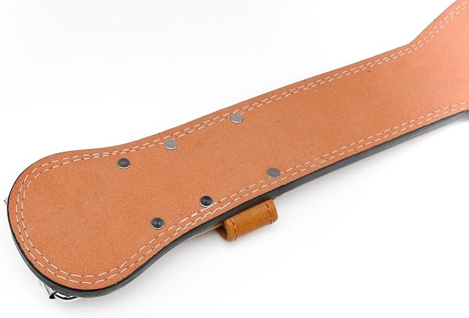 Weight Lifting Belt Gym Fitness, Padded Cowhide Leather Weightlifting Belt, Functional Powerlifting Belt Adjustable Weightlifting Belt