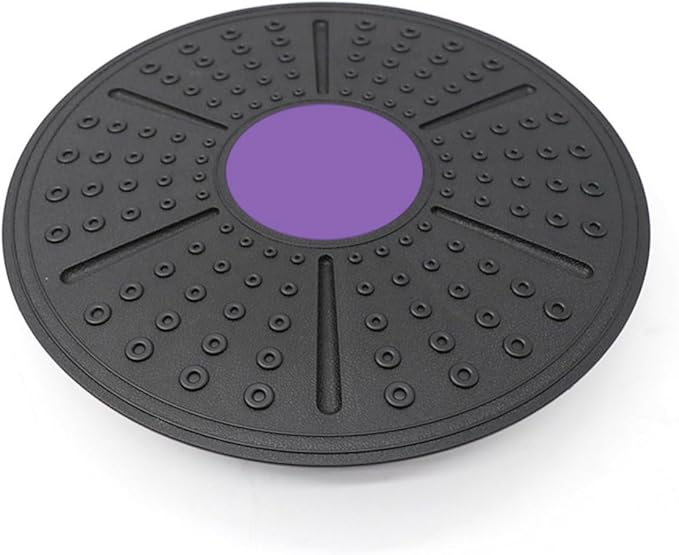 Equilibrium Sense Balance Board with Raised Massage Points Non-slip Stability Trainer Core Workout Fitness Accessory for Home Gym and Physical Therapy