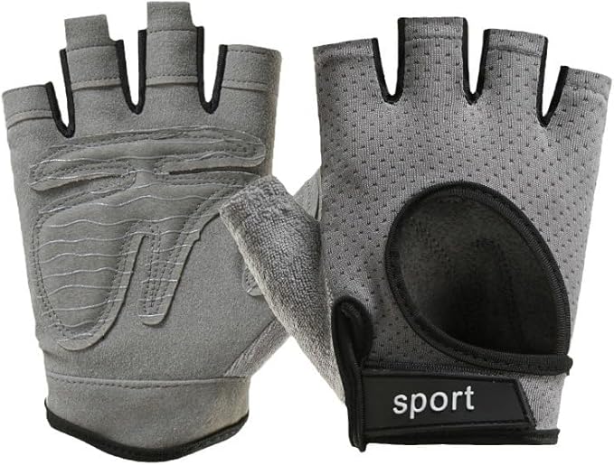 INOGIH Lightweight and Breathable Fingerless-Gym-Gloves for Women - Exercise-Crossfit-Training Gloves for Workout