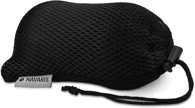 Navaris Lacrosse Massage Balls Set - Myofascial Deep Tissue Muscle Therapy for Back Legs Neck Foot Roller Trigger Points Firm Spheres - Pack of 3