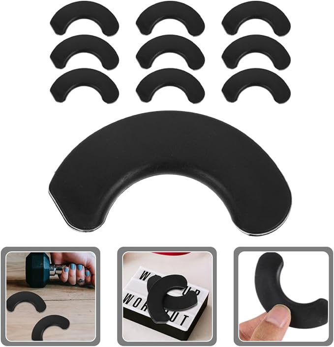 20pcs Dumbbell Pads Cushion Set, Shock-Absorbing Foam Hip Thrust and Squat Barbell Pads for Weightlifting Protection, Portable Gym Machine Accessories for Strength Training