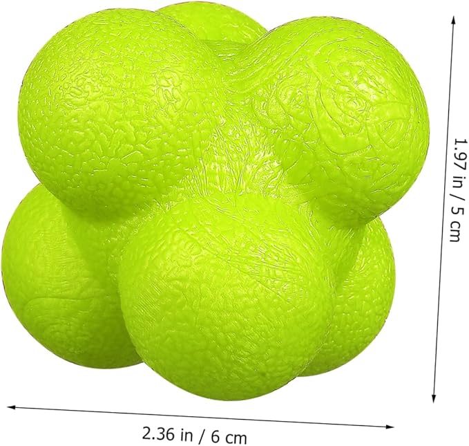 Happyyami 6pcs Hexagonal Reaction for Agility Training Multi Exercise for Sports Improve Reflexes and Hand-Eye Coordination Lightweight and Portable Fitness Equipment