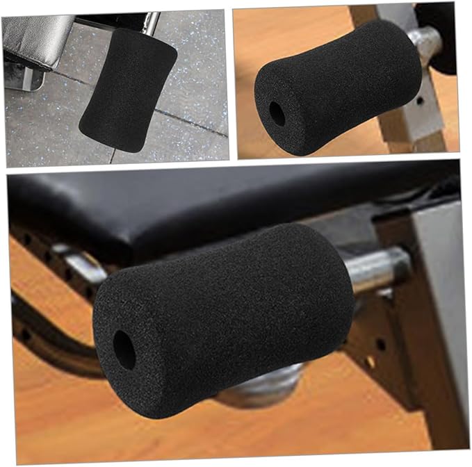 Mikikit 6pcs Foam Replacement Pads for Weight Bench Soft Leg Foam Roller Covers for Exercise Machines Universal Accessories Gym Equipment Fit for Home Workouts