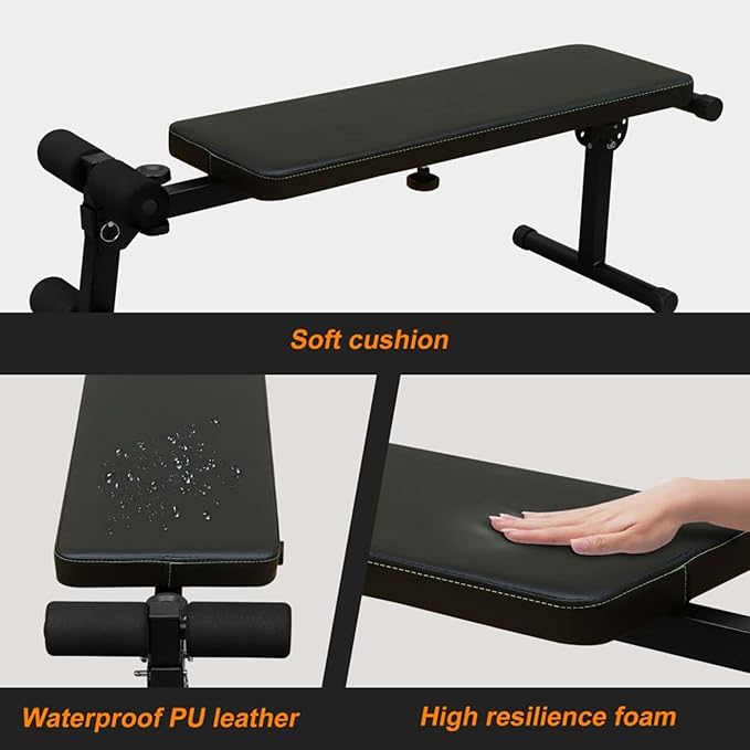 Power Tower with Adjustable Bench - Multi-Function Home Gym Equipment for Pull Ups, Dips, Push Ups - Strength Training Workout Station with Weight Bench for Full Body Exercise