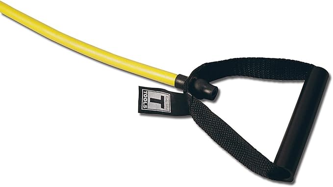Body-Solid Tools Medium Resistance Tube Bands - Exercise Tubes for Workouts, Beachbody Fitness, Home Gym - Durable Resistance Tubing with Comfort Grip Handles