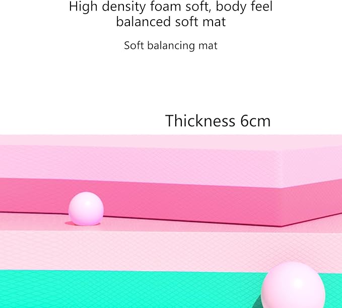 Muloo Exercise Balance Pad NonSlip Cushioned Foam Mat Foam Balance Pad for Yoga & Balance Strength Training Enduring